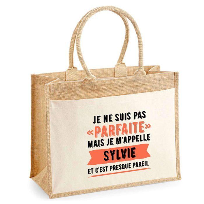 Sac de plage - PLANETEE - Sylvie Parfaite - Coton beige - Anses solides - Imprimé en France