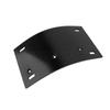 1"Axle License Number Holder plate Mount Curved Vertical For Motorcycle Bike