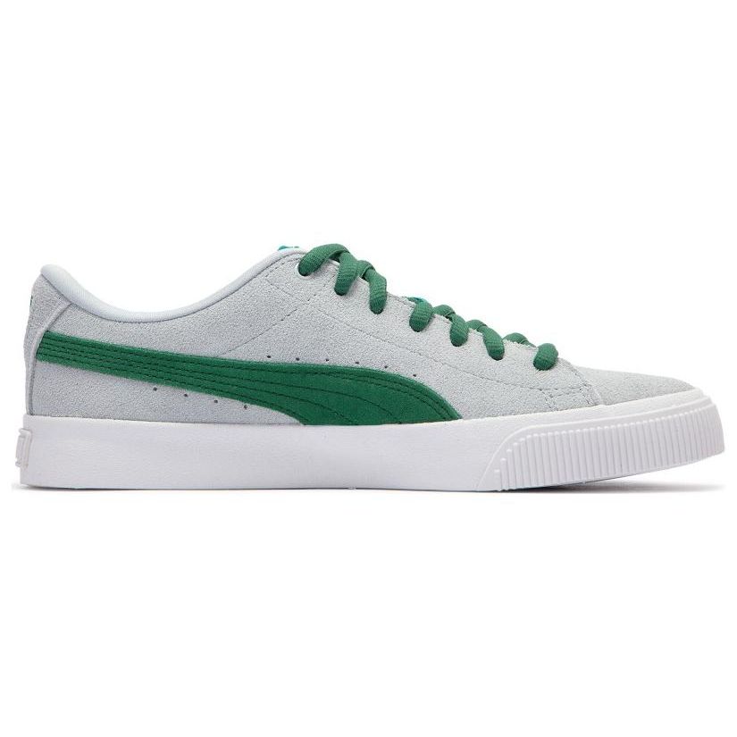 Puma Suede Skate Nitro Low Top Skate Shoes Unisex Sneakers Gray Green 386082-10