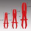 3Pcs/Set Nylon Hose Clamp Tool Set Brake Fuel Water Line Clamp Plier Hands Free Tool Car Repair Tools Hose Pliers