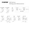 GOTOH SD90-MG-T-SL-L3R3-N Guitar Tuning Pegs