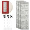 3Pcs Weekly Clothes Organizer 5 Layers Transparent Kids Clothing Organizer Multipurpose Wall Mounted Clothes Bag with 10 Pocket