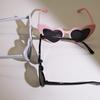 3pcs Women's Cute Cat Eye & Heart Shaped Party SunGlasses Shades Beach Accessories Halloween