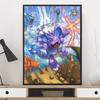 Pokemon Themed Typhlosion Wall Decor with Delicate Details Long Lasting Colors Suitable for Various Scenes Such As Living Rooms