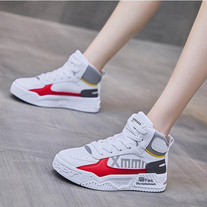 Dámské vysoké tenisky Nový módní trend Běžecké boty Tréninkové boty Basketbalové boty
