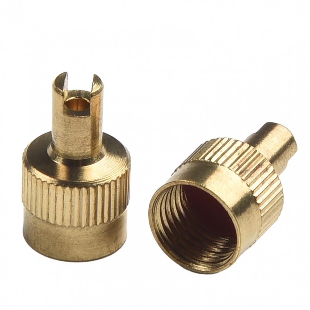 Tyre Valve Cap Accessories Car Copper Parts Silver