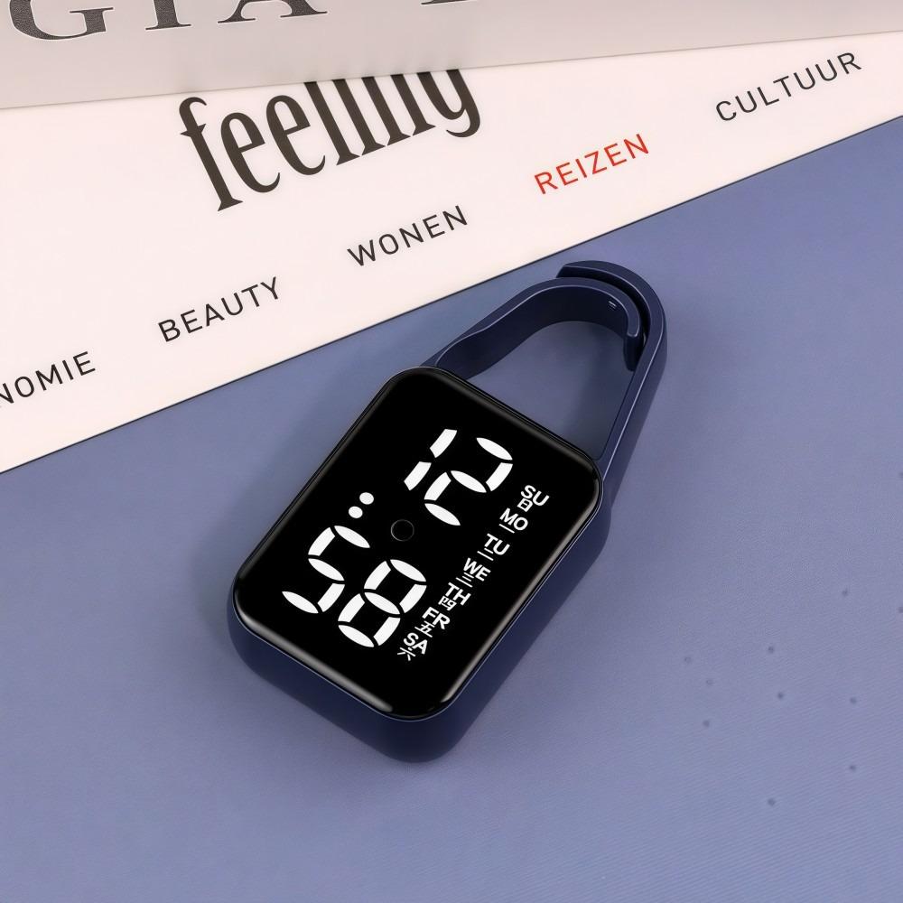 Portable Electronic Hanging Watch Digital Display Luminous Pocket Watch  Stylish Accessory
