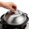 Stainless Steel Grill Cover For Steak And Burgers With Heat Resistant Design For Home And Outdoor Cooking