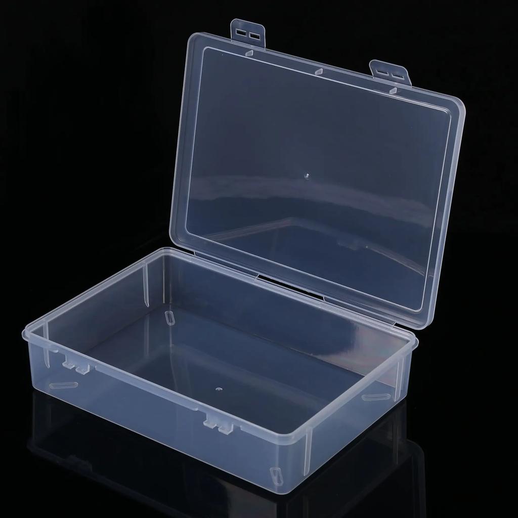 Transparent Plastic Desktop Office A3 File Box Home Building Blocks LEGO Storage Box Document Certificate Storage Container