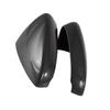 1 Pair Bright Carbon Fiber Black Car Side RearView Mirror Cover Trims Left Right for Mazda 3 Sedan Hatchback