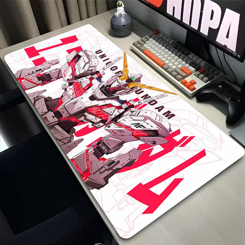 Anime Mouse Pads Popular MMechanical Warrior GGundam Large Xxl Extended Gaming Desk Mat Non Slip Pc Computer Gamer Mouse Pads