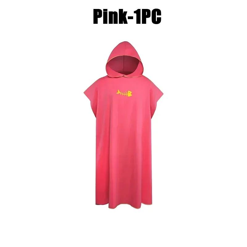 Quick Dry Hooded Microfiber Towel For Men Women Swim Beach Travel Surf Sauna Changing Cape Bathrobe Play Bath Accessory