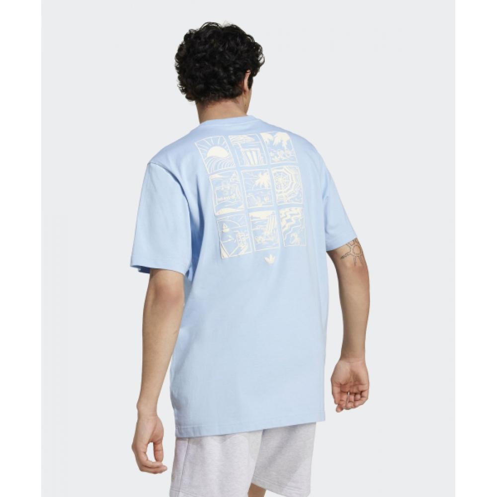 Tシャツ・カットソー adidas Beach Day Tea Sky Blue JC6541 Buy Adidas Beach Day Tee Sky Blue Jc6541 at affordable