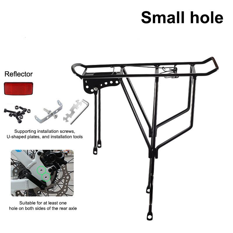 1 Set Portable 250kg Load Capacity Shelf Back Seat Bicycle Rear Luggage Cargo Rack Sturdy Carrier Mountain Bike Bicycle Carrier