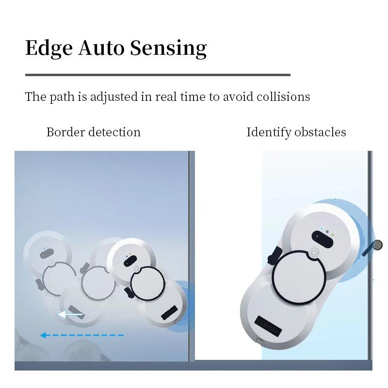 Electric Window Cleaners Robot Water Spray Window Cleaning Intelligent High-rise Double-sided Brushless Motor Glass Cleaner