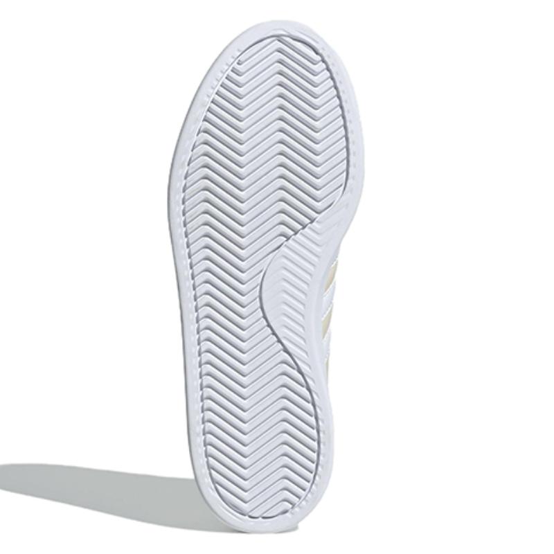 Adidas Grand Court 2.0 Alumina Cloud White Gold Metallic Women's Sneakers GW9217