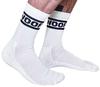 White Socks Woof Crew Socks - Mr B - Mister B - SOCKS