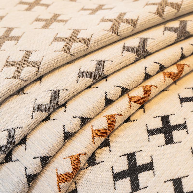 Velvet Sofa Cushion Four Seasons Thickened Plush Cushion Cover Cloth Jacquard Tuffed Fleece Non-slip Sofa Cover for Living Room