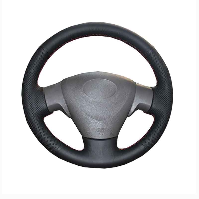 DIY Custom Original Car Steering Wheel Cover For Toyota Corolla 2006-2010 Matrix 2009 Auris Leather Braid For Steering