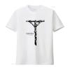 AMENRA Grande Sofferenza Maglietta Croce Gotica Spina Design Stampa Unica streetwear Grafica Elegante