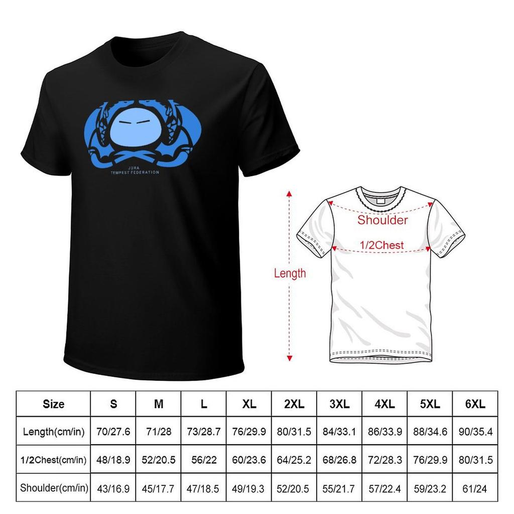 Jura Tempest TShirt Clothes Funny Shirt Cotton Anime Tshirt Tops Mens Graphic Tshirts Hip Hop