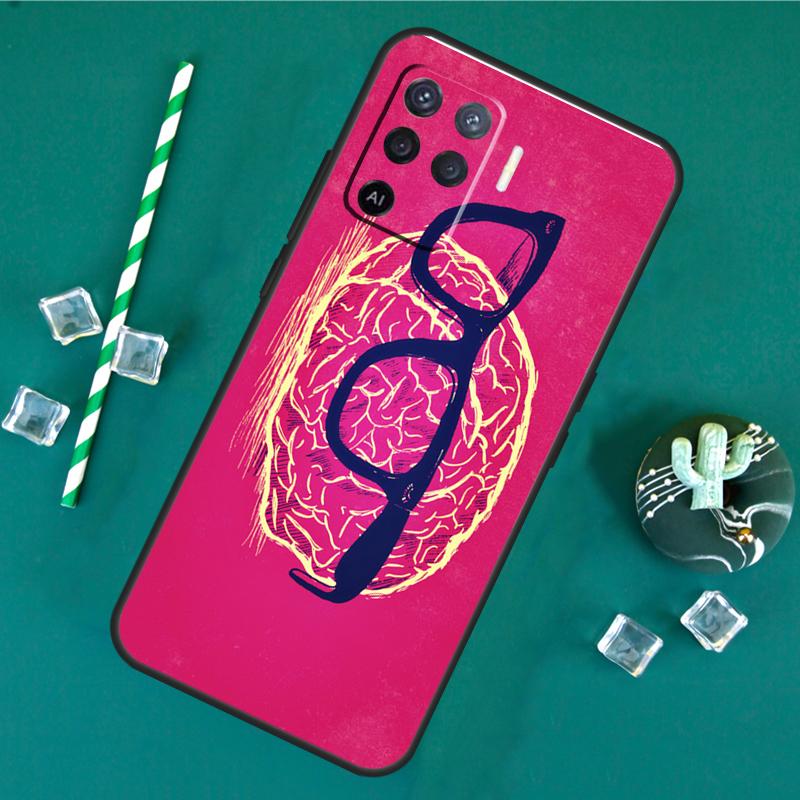 Awesome Psychologist Psychology Case For Oppo A40 A60 A80 A16 A76 A96 A18 A38 A58 A78 A98 A91 A15 A17 A74 A94 A54 A57S Cover