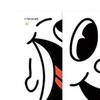 Toilet Stickers Sticky Dustbin Decals 4 Sheets Cartoon Face Stickers For Kitchen Fridge Bucket Driveway Garden Indoor Outdoor