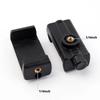 NEW 1/4 inch Screw Tripod Mount Adapter Two-hole Adjustable Tripod Phone Holder Universal Cellphone Clamp Live Streaming
