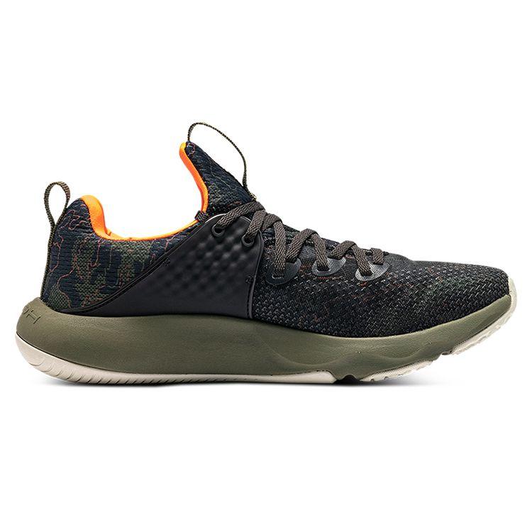 Under Armour HOVR Rise 3 Printed Tent Jet Grey Men Sneakers Black 3025098-300