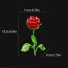 Ceramic Rose Incense Burner Ornament Decorative for Living Room Table Fragrance Holder Indoor Dining Room Desk Decor