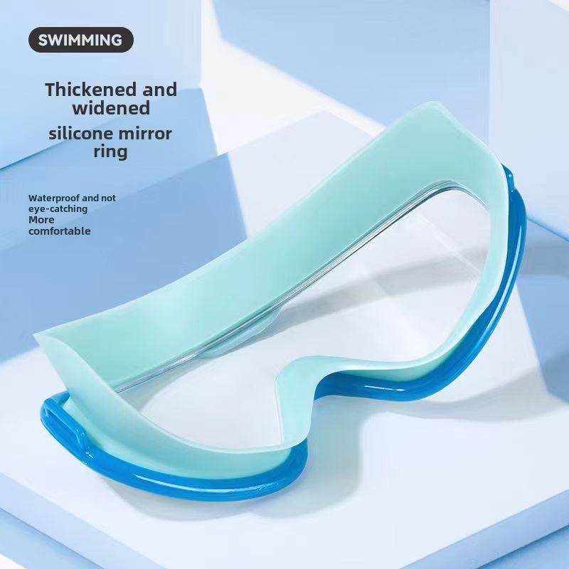 Unisex plavecké brýle s velkou obroučkou a ochranou proti krátkozrakosti – nepromokavé, s vysokým rozlišením, vodotěsné