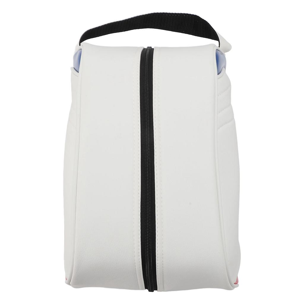 Borsa Porta Scarpe in Pelle PU Resistente all'Acqua Multifunzionale Portatile Borsa Porta Scarpe con Manico per Viaggio