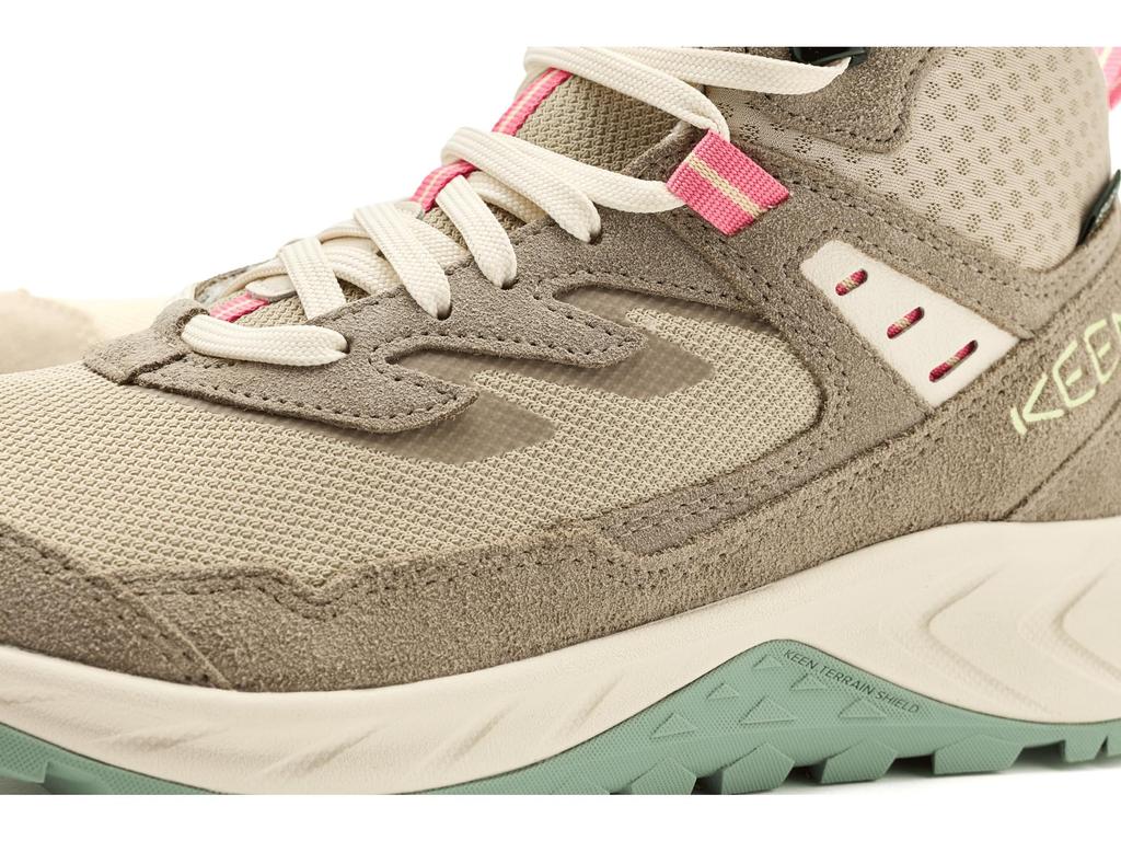 Trekking Shoes HIGHTRAIL MID WP LEMONADE Cm [KEEN] Women's BRINDLE/PINK 26.0