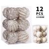 8cm Christmas Ornament Set 12pcs Painted Foam Ball Decorations With Bead Chain Tree Hanging Holiday Party