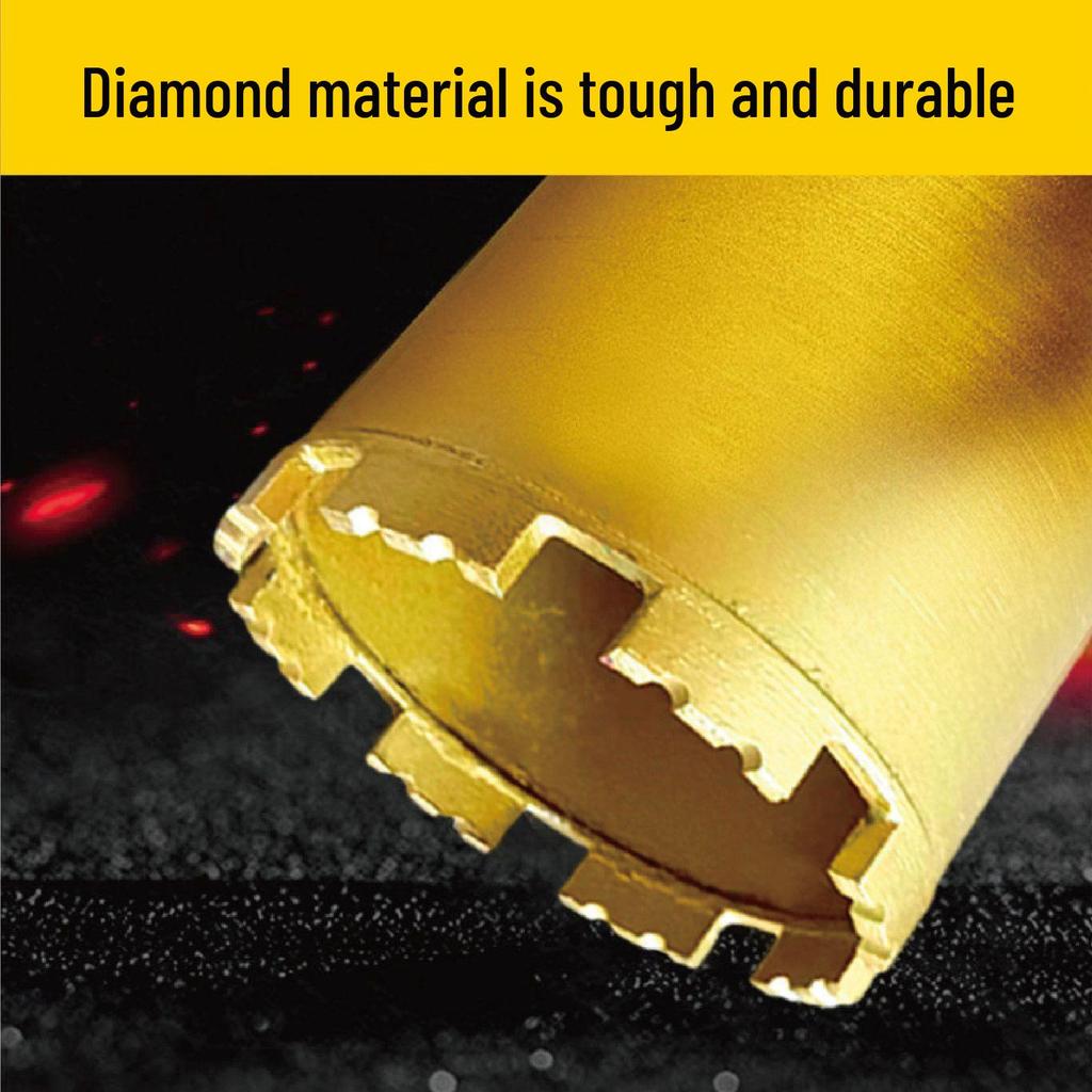 Diamond Core Drill Bit for Fast Drilling Steel Reinforced Concrete, Brick Walls, and Air Conditioner Installations.