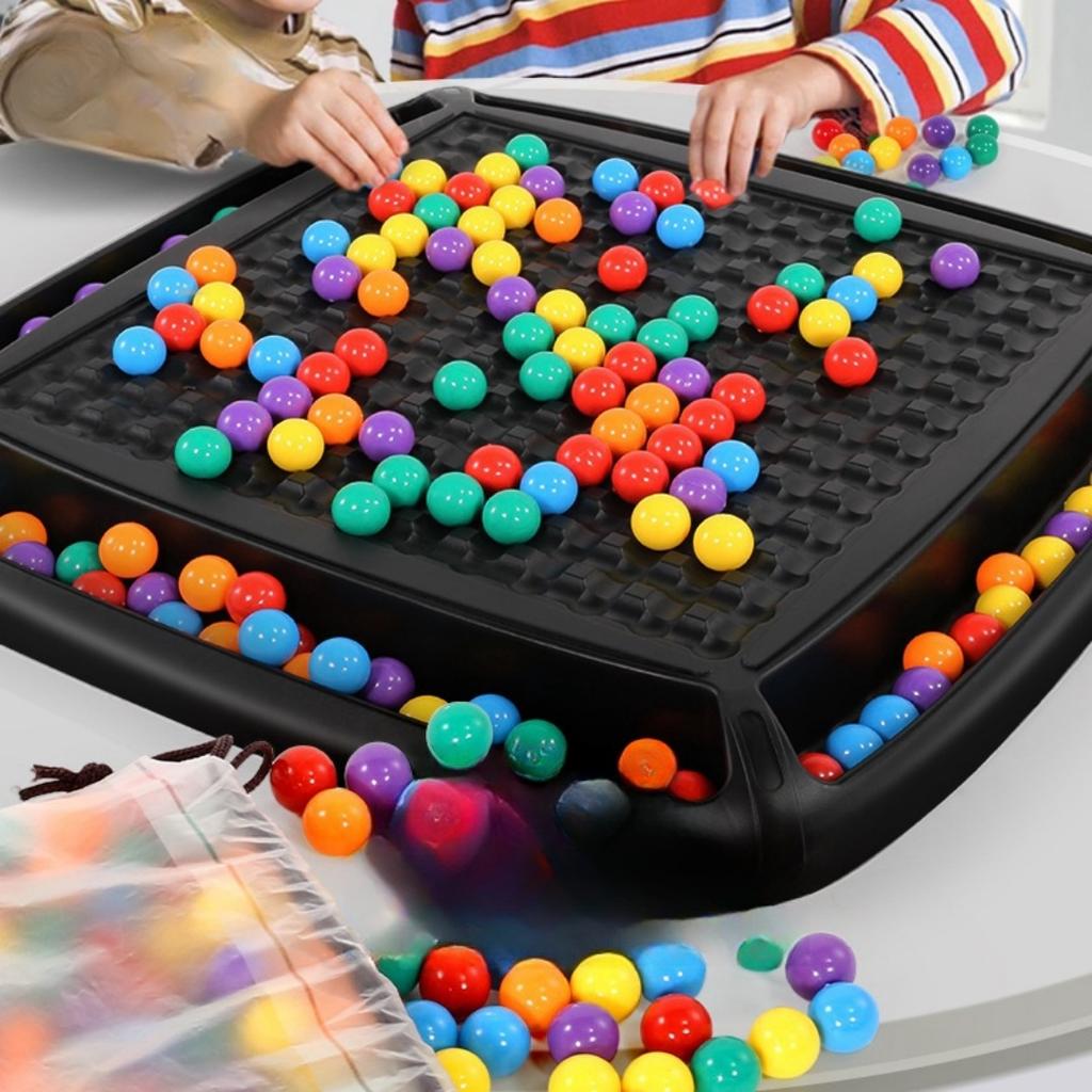 Rainbow Ball Elimination Board Game Kids Educational Toys Parent-Child Interactive Tabletop Puzzle Family Fun Brain Party Games