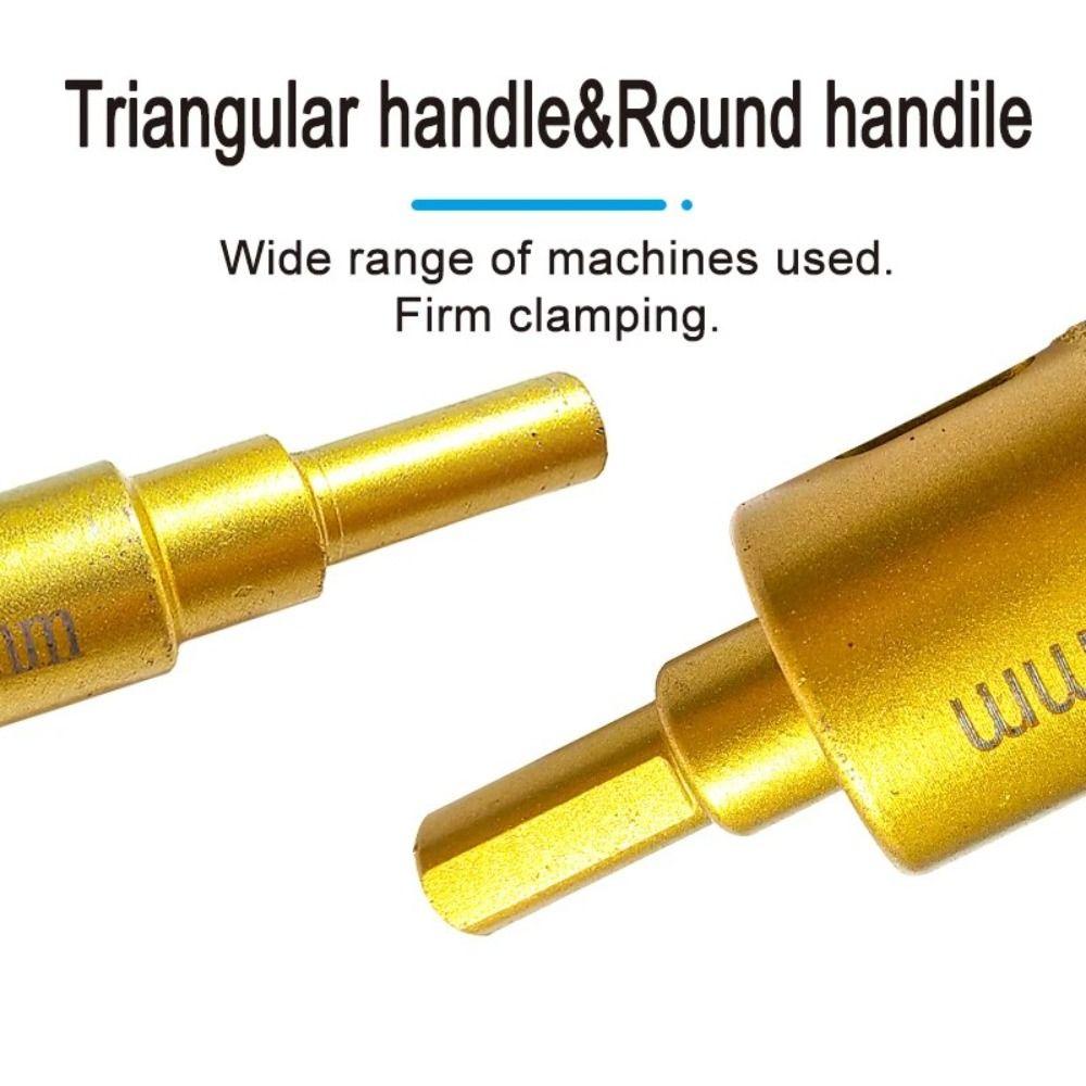 Hexagonal Metal Hole Cutter 3/6/8mm Drilling Tools Step Cone Drill  Power Tools Accessories