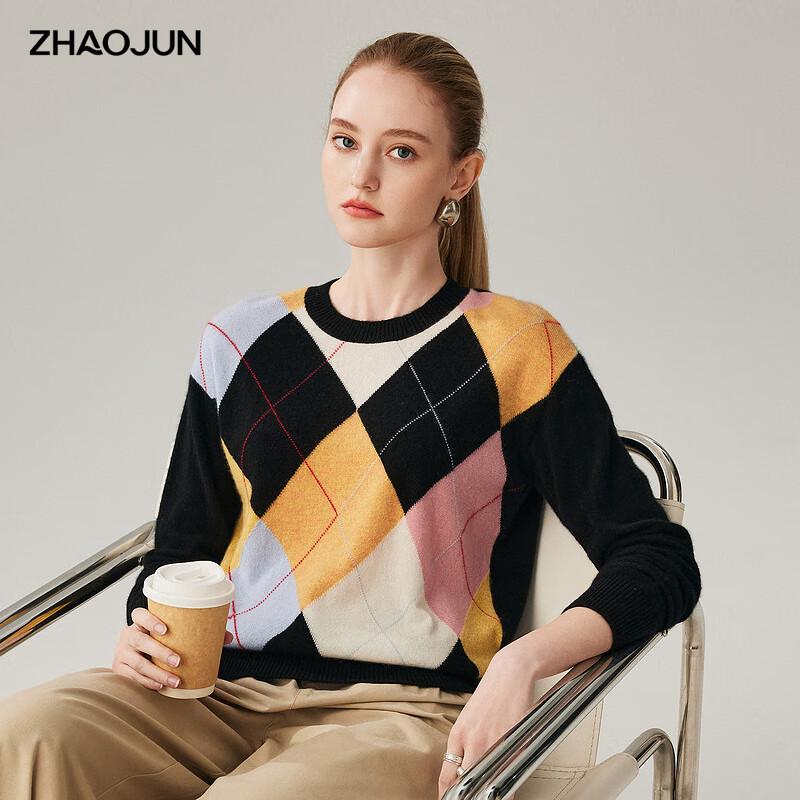 

Zhaojun Women s 100% Cashmere Round Neck Sweater XL