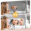Led Car Sun Visor Vanity Mirror Upgraded Large Vanity Makeup Universal Rear View Mirror for Car Visor