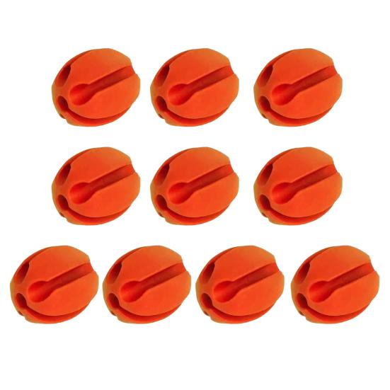 10Pcs Fishing Rod Clips Compact Portable Non-Slip Design Multifunctional Bundle Ball Tackle Ties Fishing Rod Holders