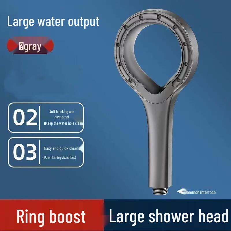 TLXT Pressurized Handheld Shower Head