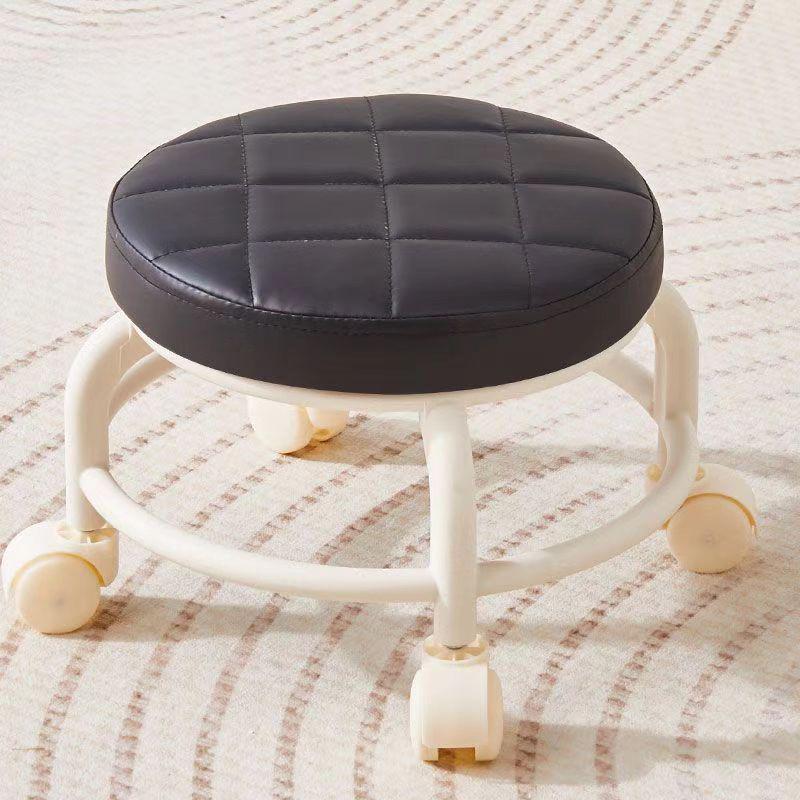 Swivel Mop, Pedicure & Baby Walking Pulley Stool with Wheels