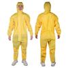 3085T Yellow Protective Coverall Anti Static Chemical Acid Alkali Oil Protection Suit(XXL)