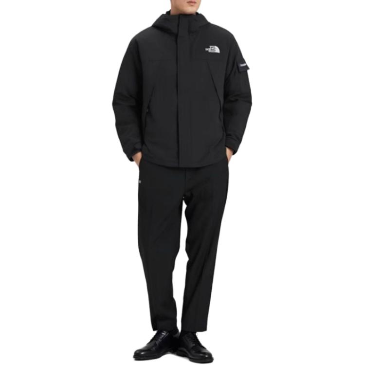 The North Face Fw23 Mountain Jacket Black Unisex Korea Version NJ3BP11A