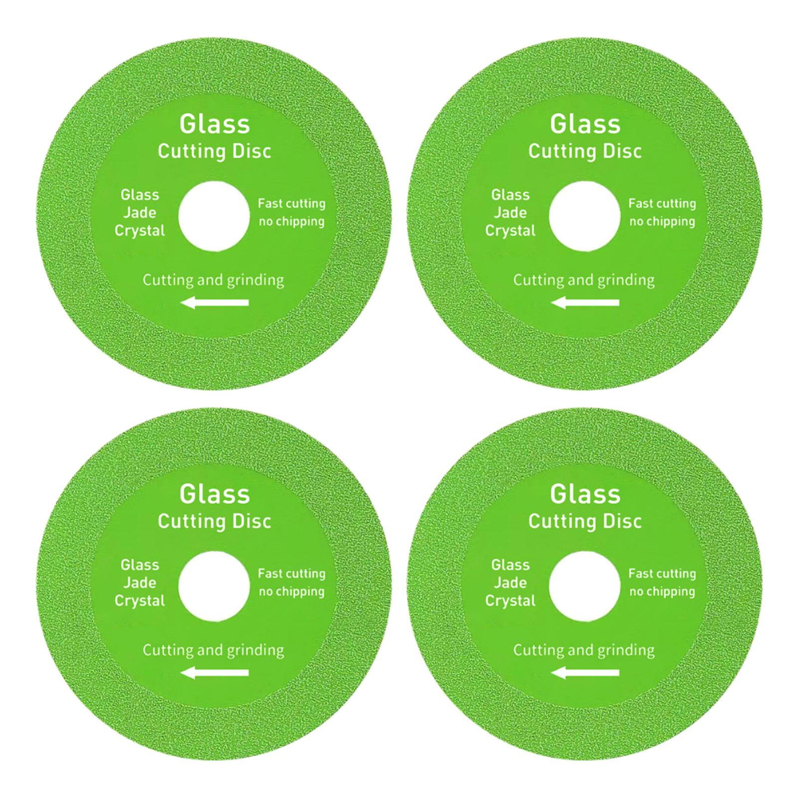 

Диск для резки стекла, набор из 4 ультратонких алмазных отрезных дисков, пильные диски для угловой шлифовальной машины, отрезные круги для стекла, керамики