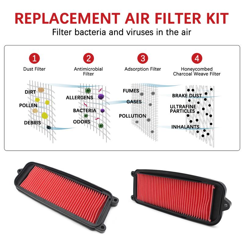 Air Filter Cleaner Replacement Motorcycle Parts Accesorios Moto For HYOSUNG GV 125 AQUILA 125 2005-2006 Air Filter Element