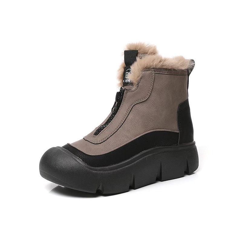 Martin Boots Cotton Shoes New Soft Platform Versatile Autumn and Winter New Mother High-top Snow Boots Short Boots Women