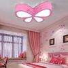 50cm Cartoon Butterfly Ceiling Light, Dimmable LED Ceiling Lamp, Creative Butterfly Shape Lighting Fixture, No Remote Control