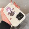 For Vivo V23 V25 V27 V29 V30 Y27S Y28 Y33S Y36 Infinix Hot30I Hot40 Tecno Spark20 Cartoon Black Cat Silver Edge Soft Liquid Silicone Protective Casing