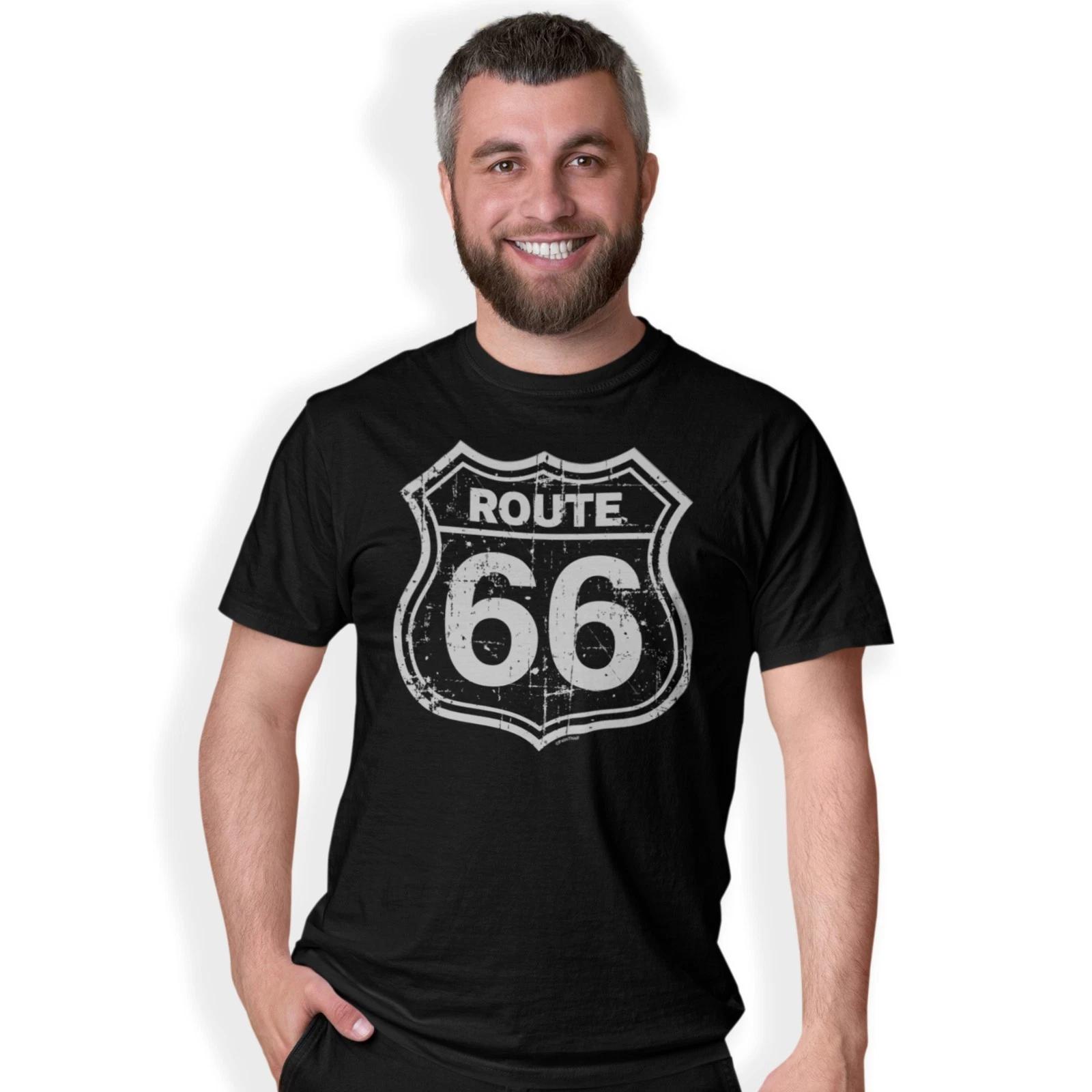 Route 66 T-shirt American Highway Sign Main Street of America The Mother Road 2XL